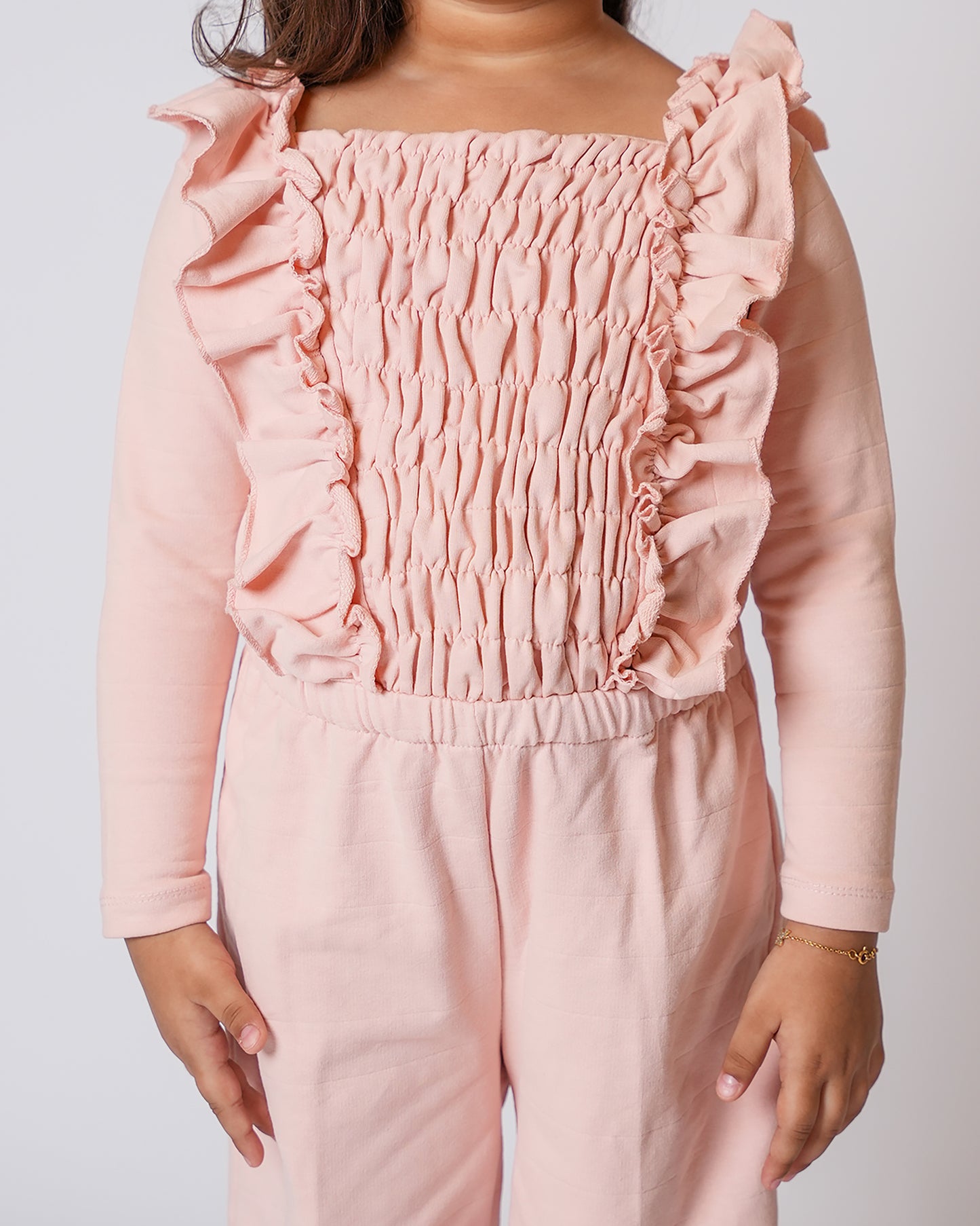 Smoked Ruffle Jumpsuit