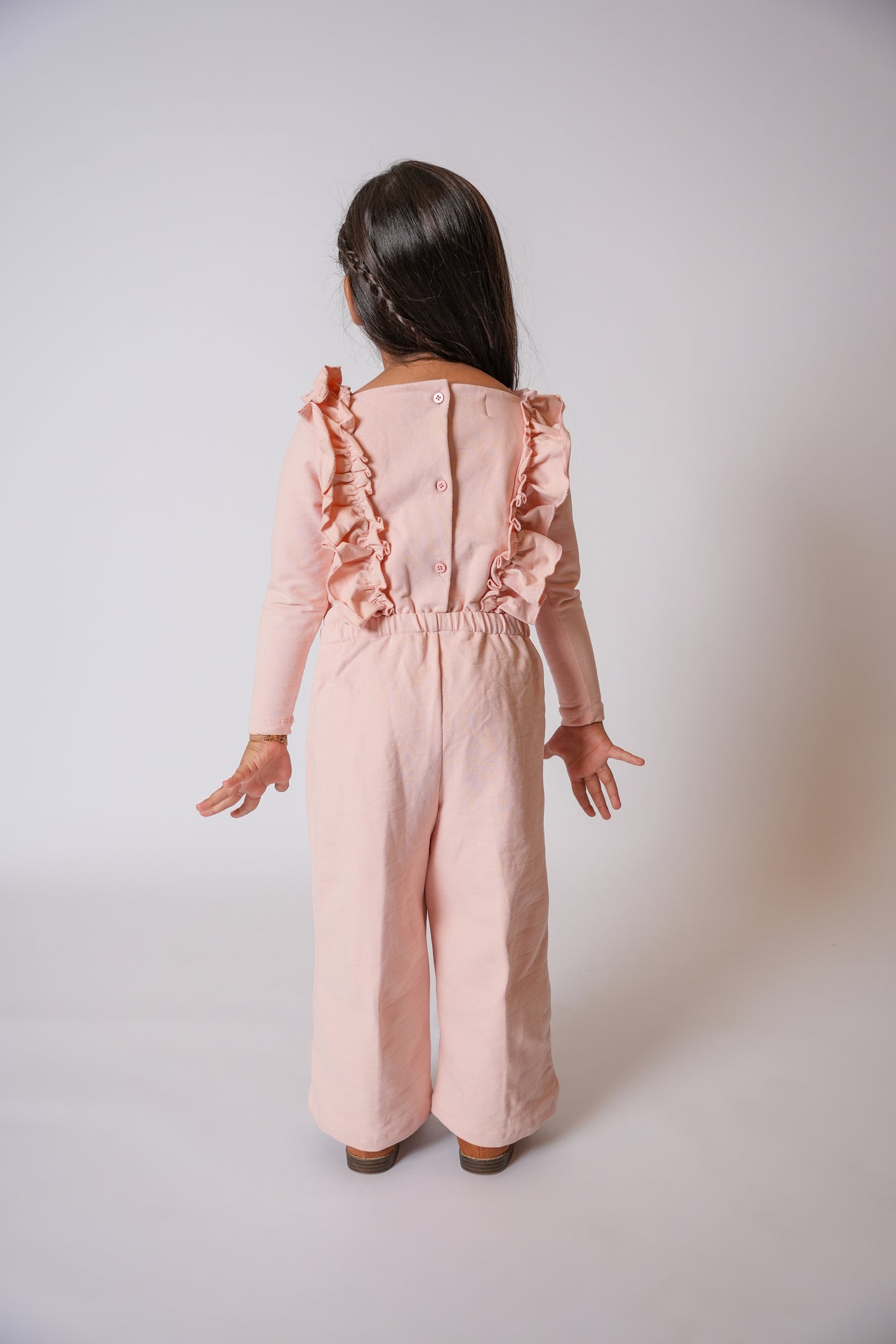 Smoked Ruffle Jumpsuit