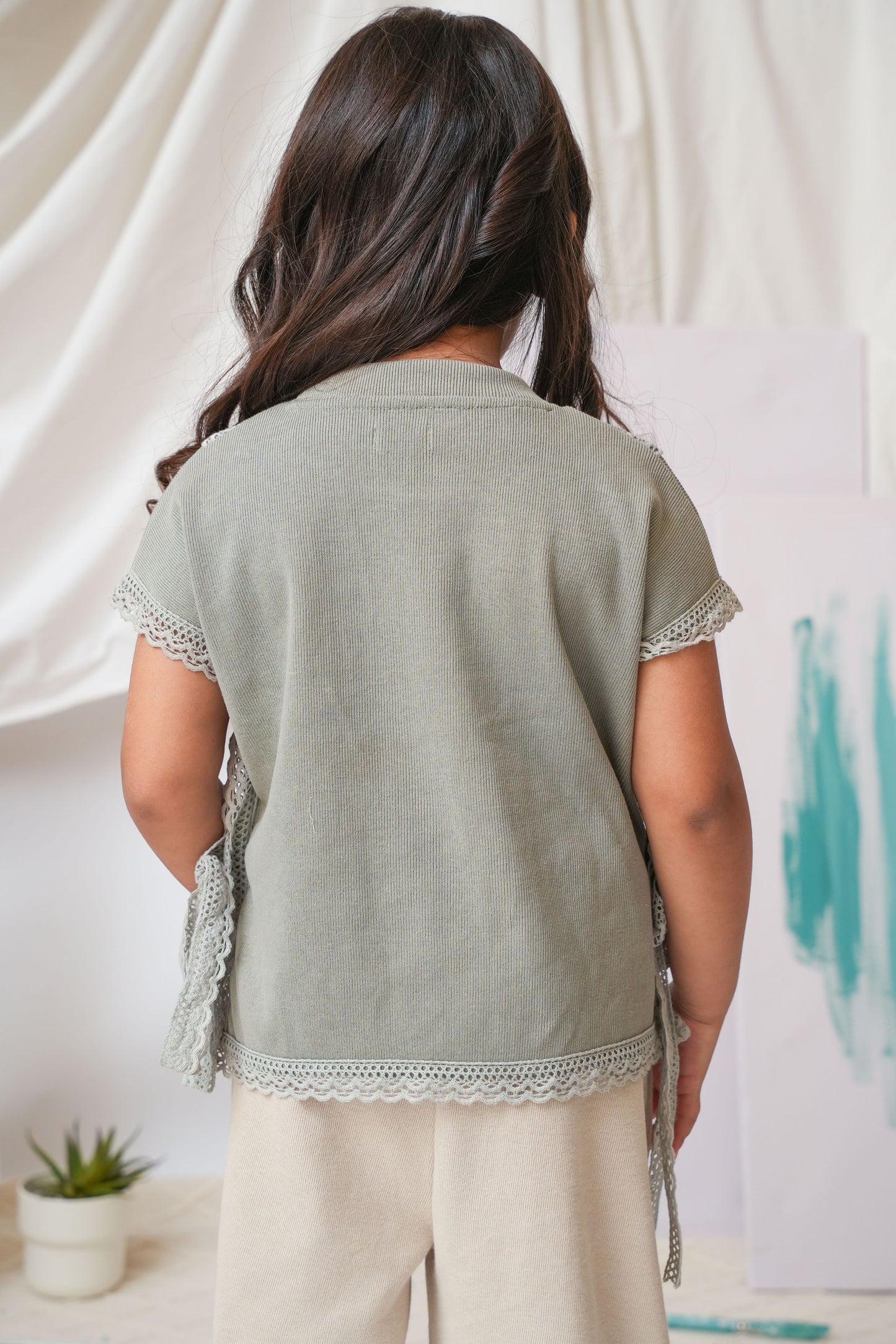 Side-Tie Ribbed Vest