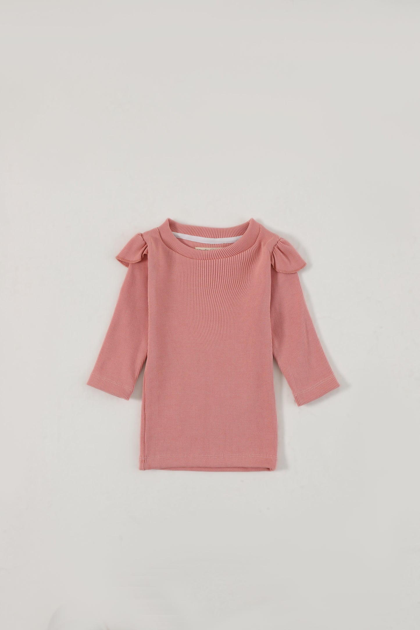 Straight Ruffle Sleeve Dress
